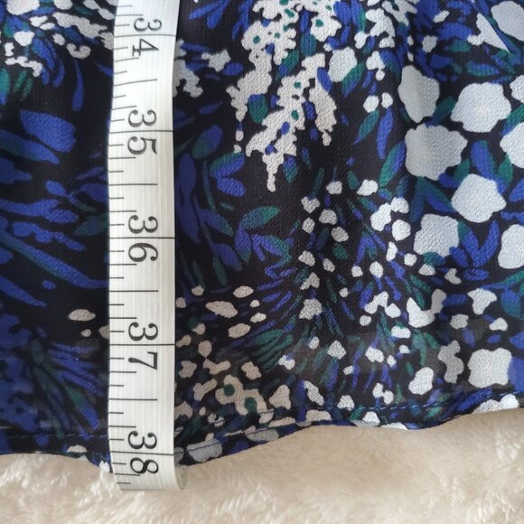 White House Black Market WHBM Floral Long Sleeve Midi Dress XS - Picture 11 of 11